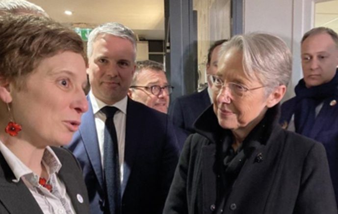 La Première ministre à la rencontre des Ukrainiens avec Coallia