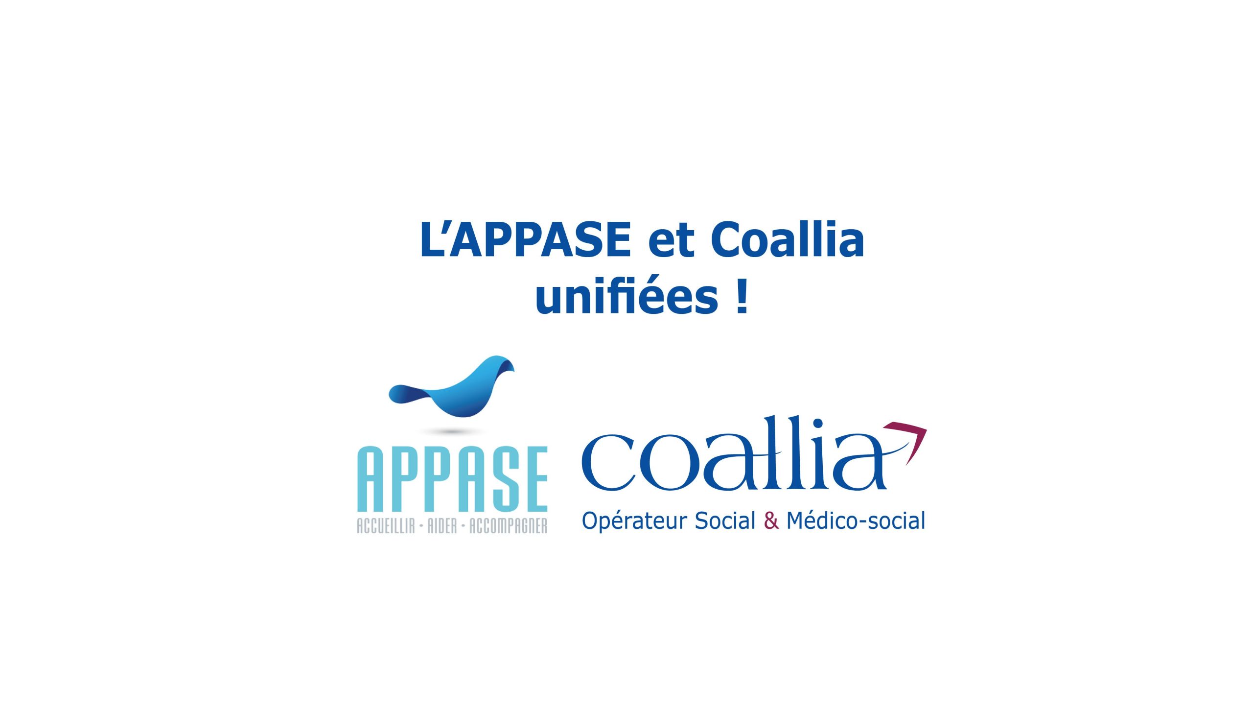 L’APPASE et Coallia unifiées !
