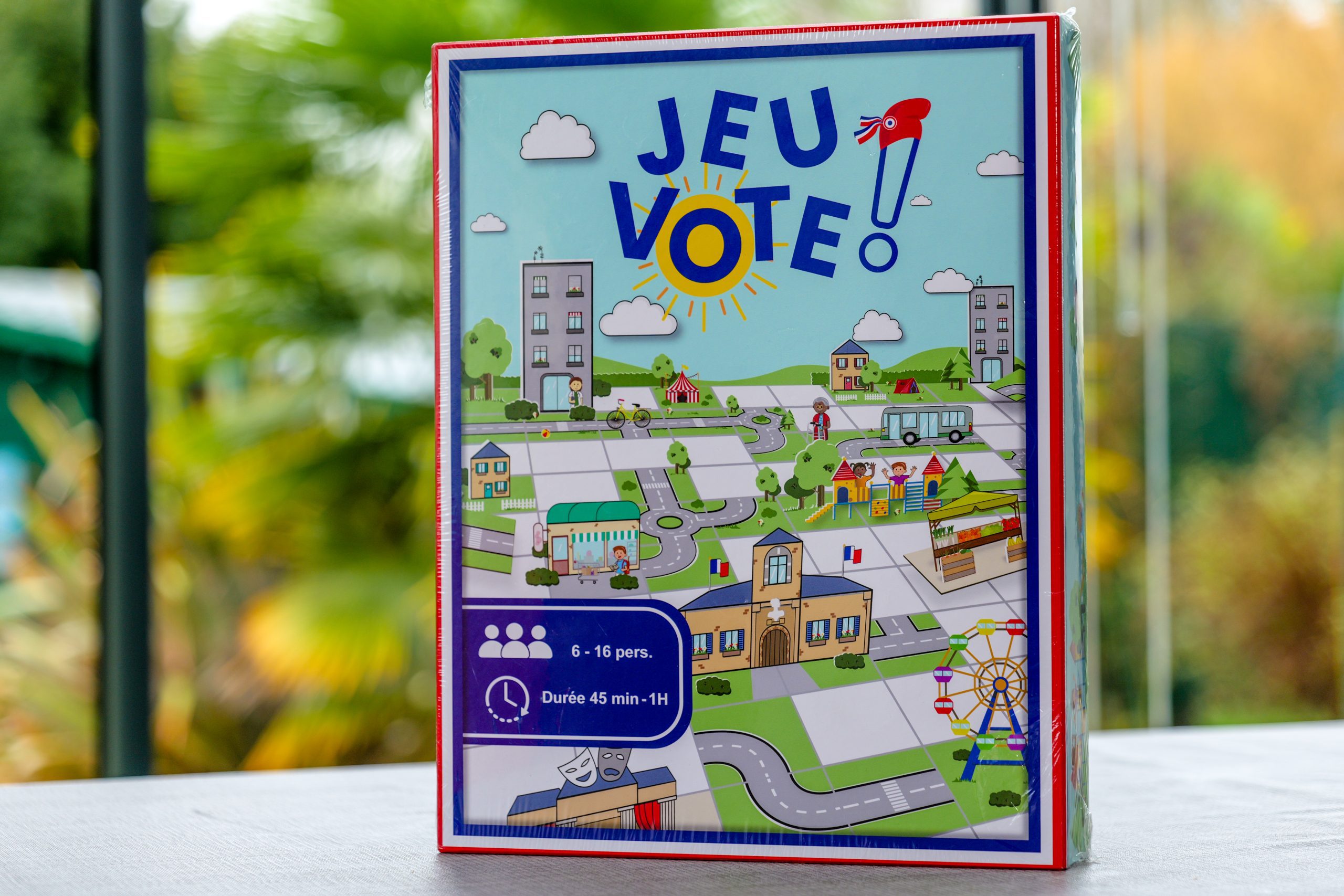 Première présentation du coffret « Jeu Vote ! »
