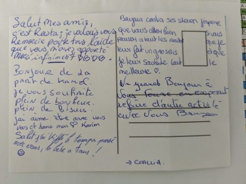 Les résidents du FAM Quenehem ont collaboré dans un projet inclusif avec les détenus d’un centre pénitencier. Les participants, très touchés, ont évolués avec les ateliers. L’introspection les aide à mieux gérer leurs émotions, développer l’empathie et sortir de schémas de colère, victimisation.