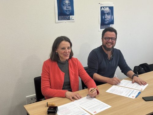 Dans le cadre du programme AGIR, une réunion thématique s’est tenue dans les Vosges en présence de nos partenaires institutionnels. À cette occasion, la convention départementale de partenariat AGIR a été officiellement signée, en présence de la Directrice !