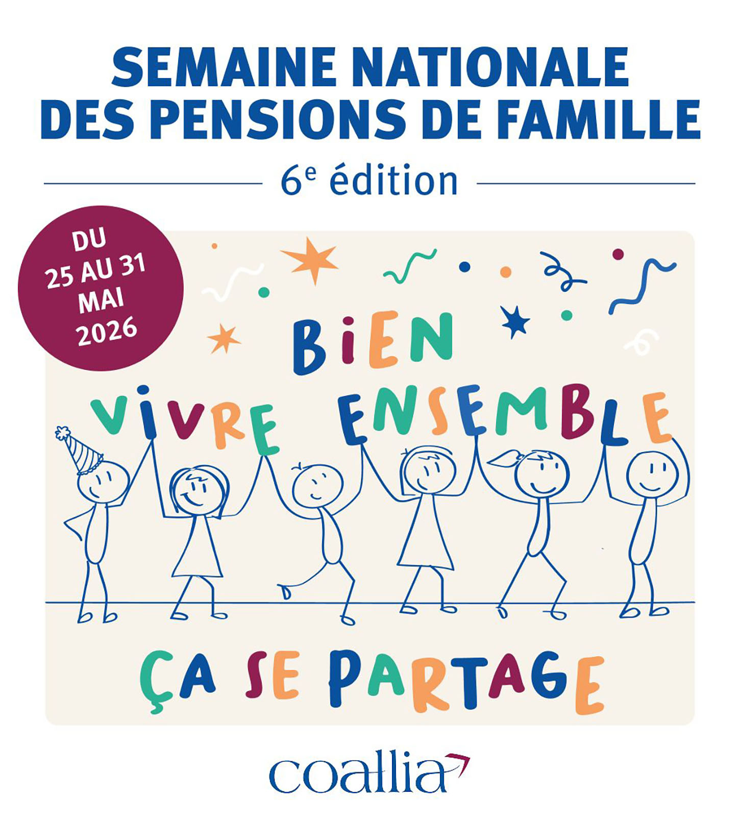 Du 25 au 31 mai, créons et fêtons le bien vivre ensemble !